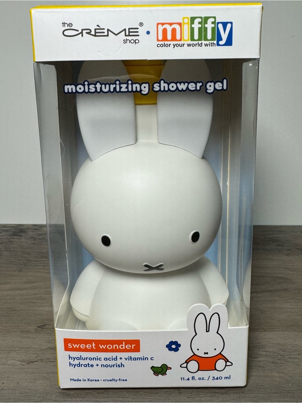 The Crème Shop Miffy Moisturizing Shower Gel – White Miffy Bottle
